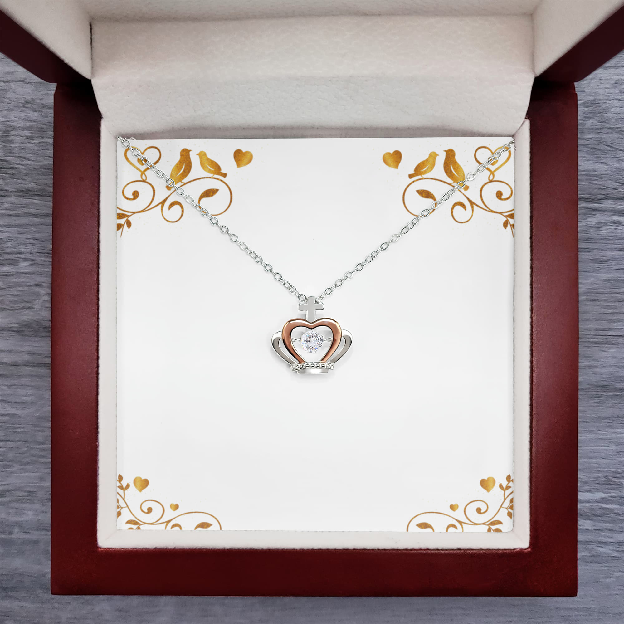 Crown Pendant Necklace