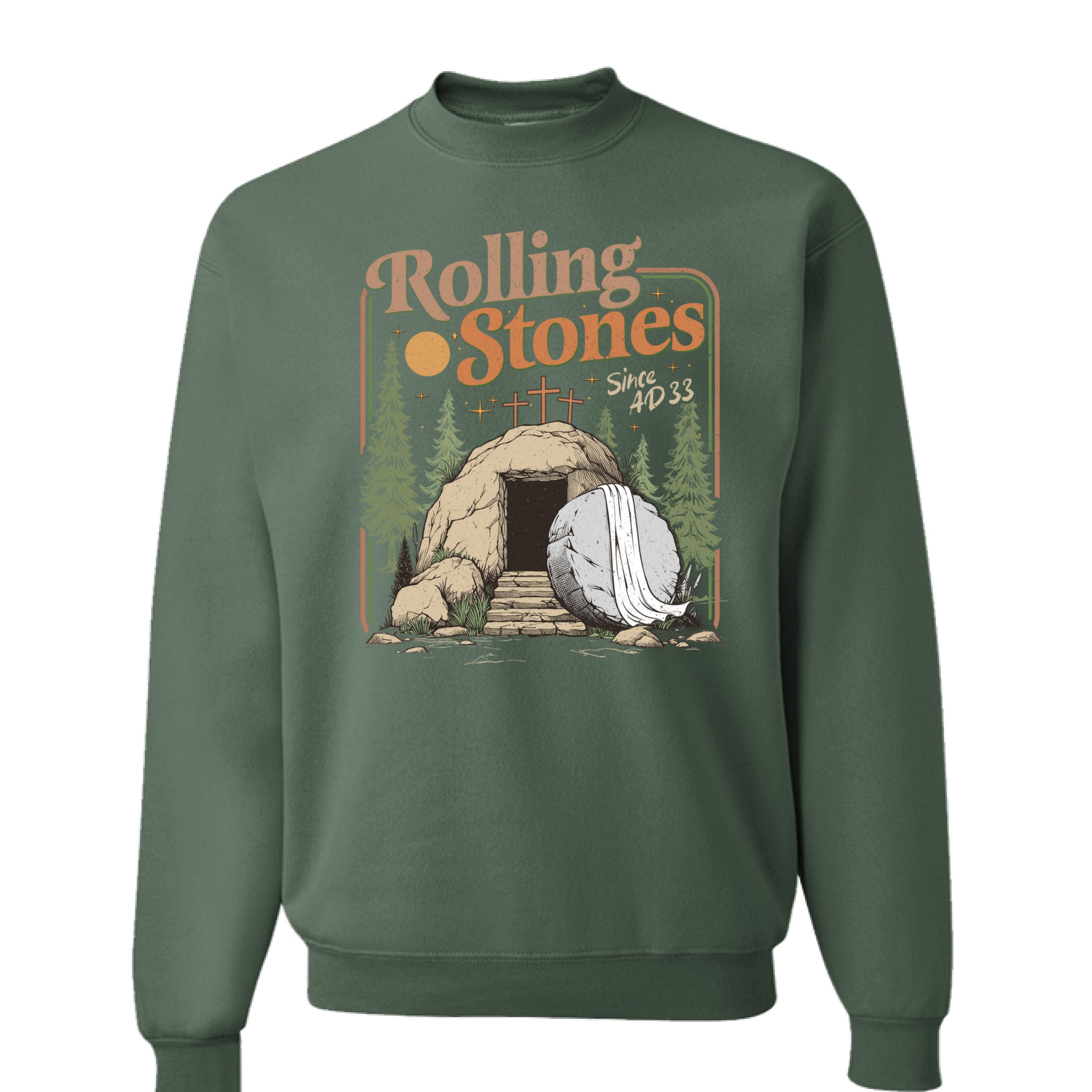 Military Green Heather - FRONT