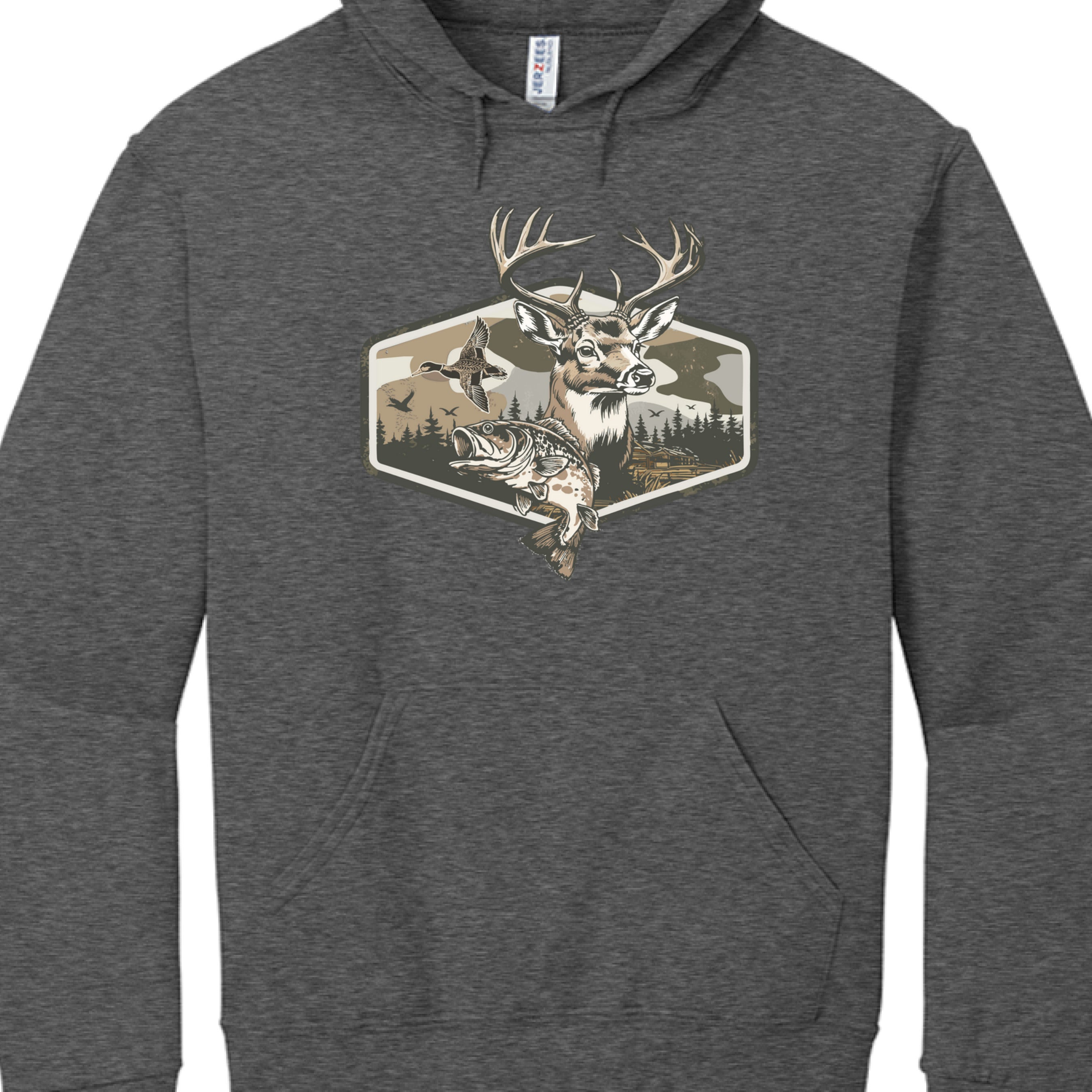 BLACK HEATHER - FRONT
