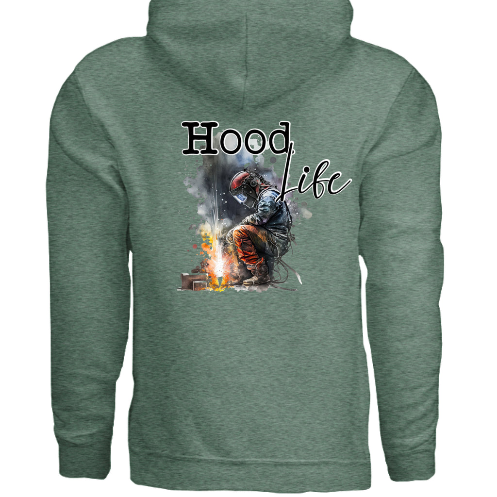 Heather Sport Dark Green - BACK
