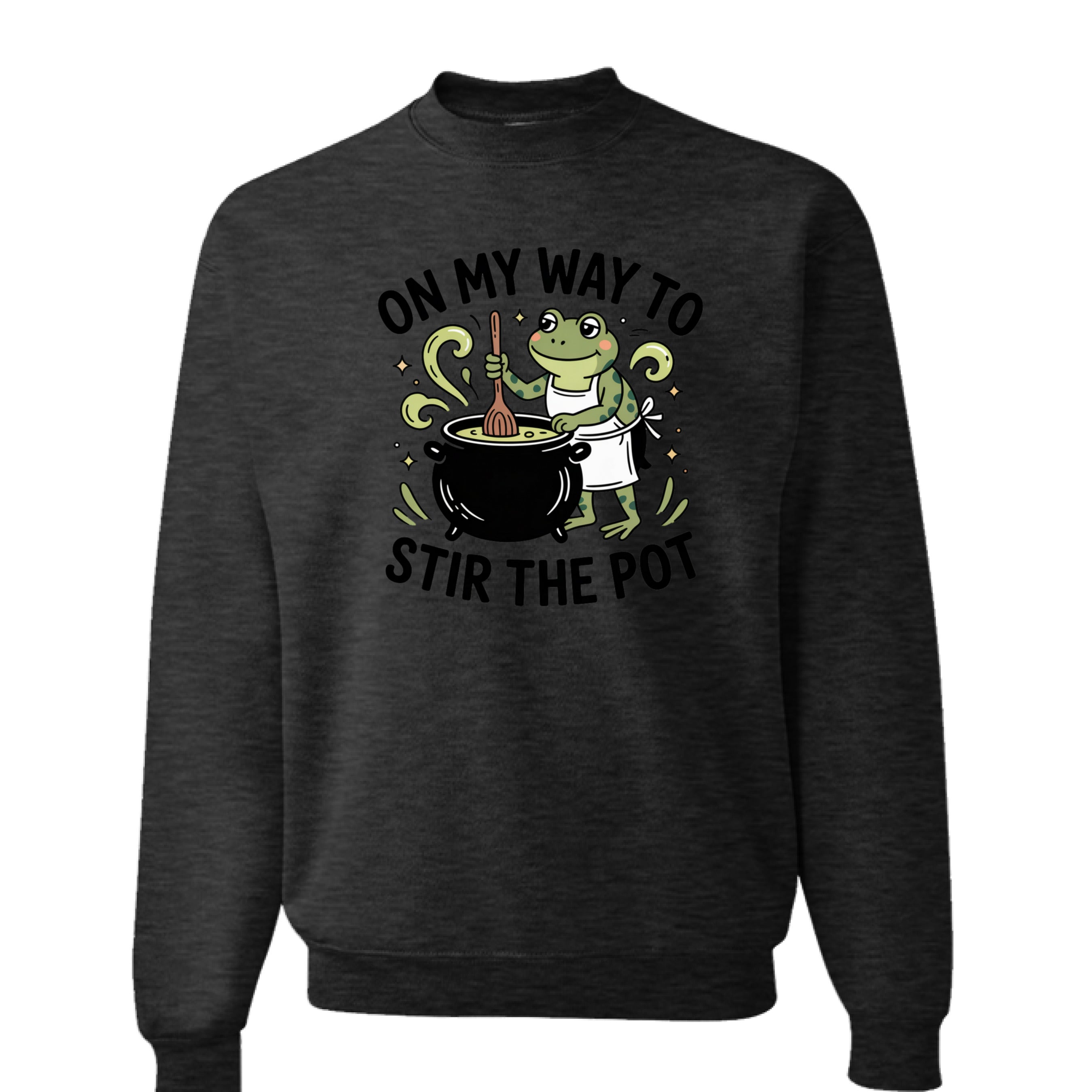 BLACK HEATHER - FRONT