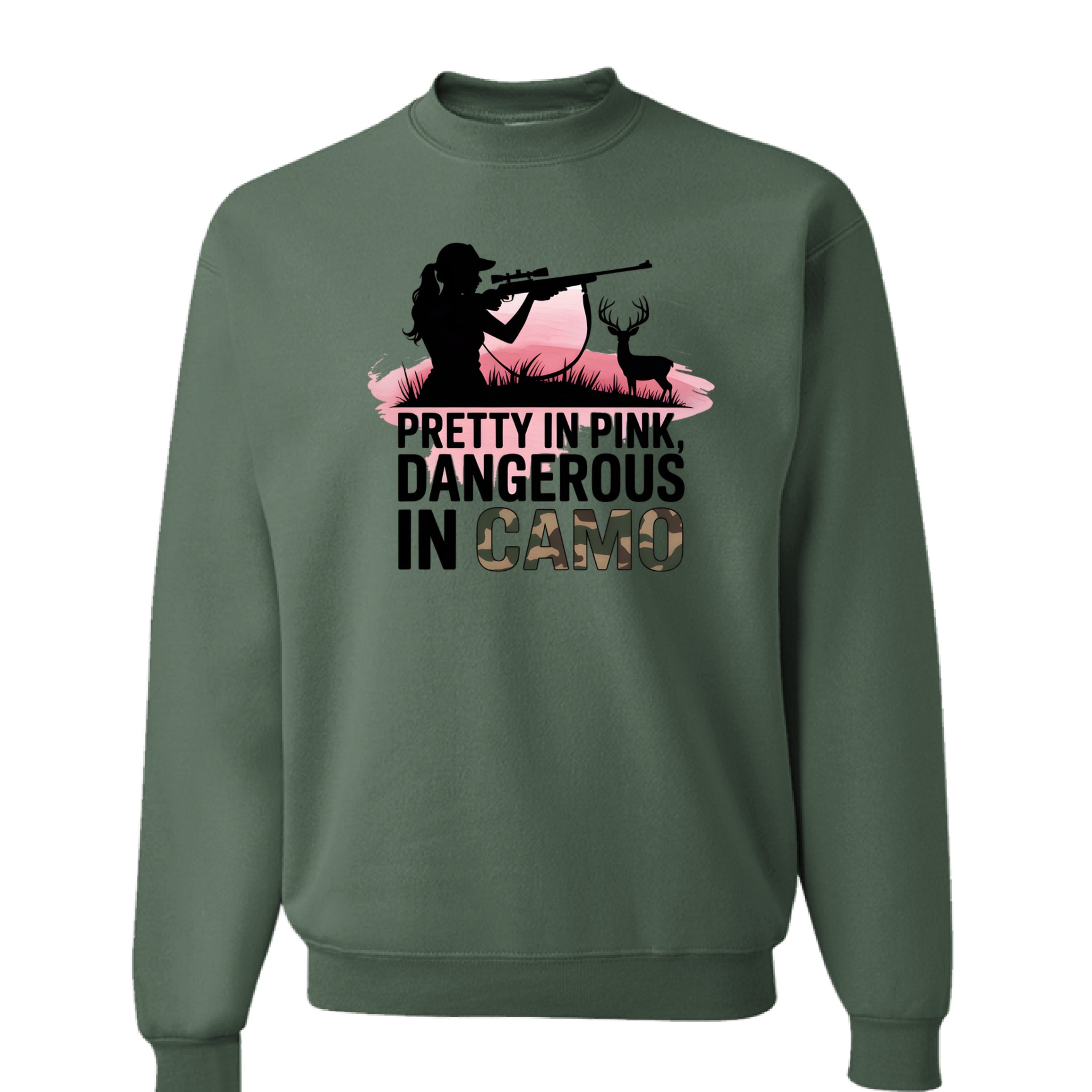 Military Green Heather - FRONT