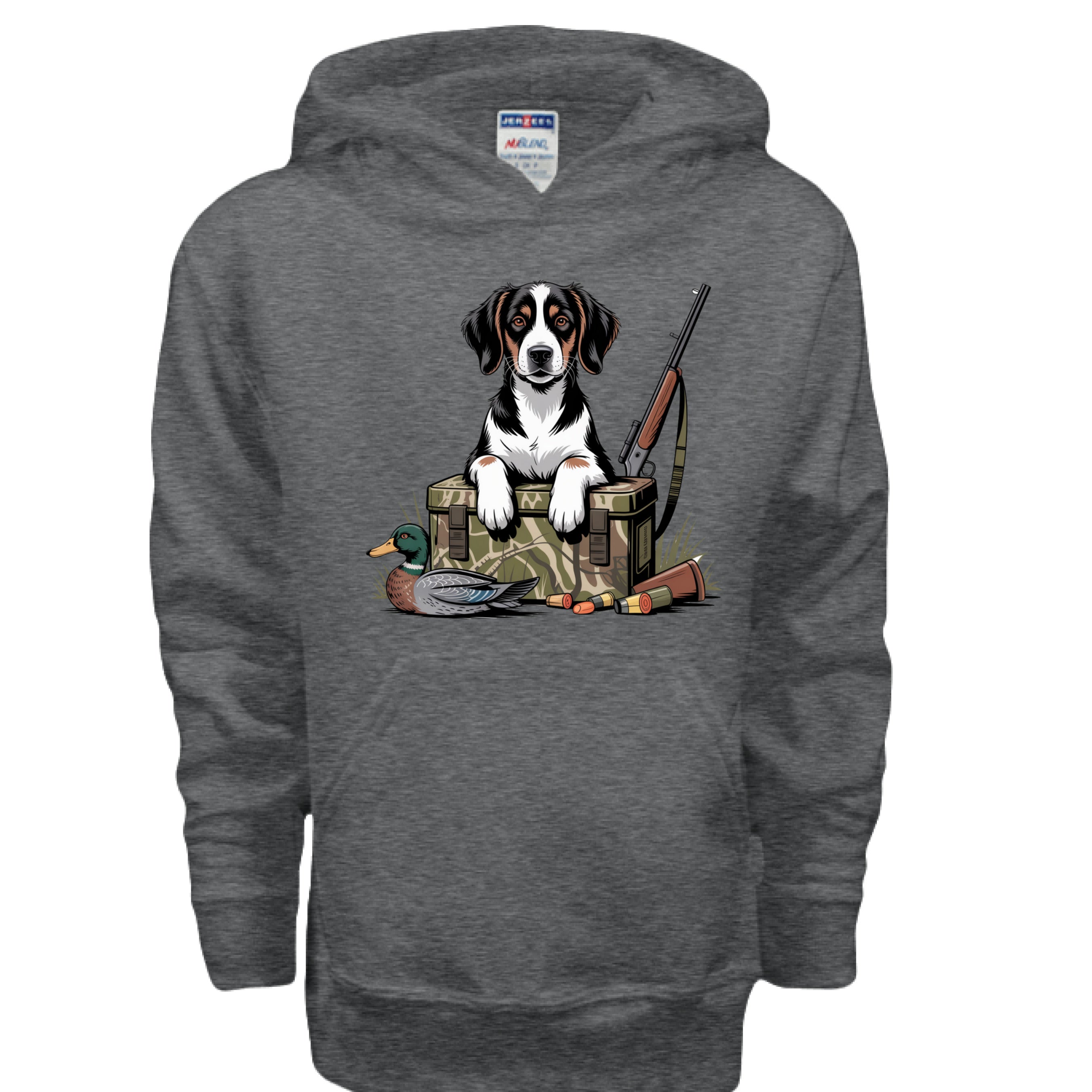 BLACK HEATHER - FRONT