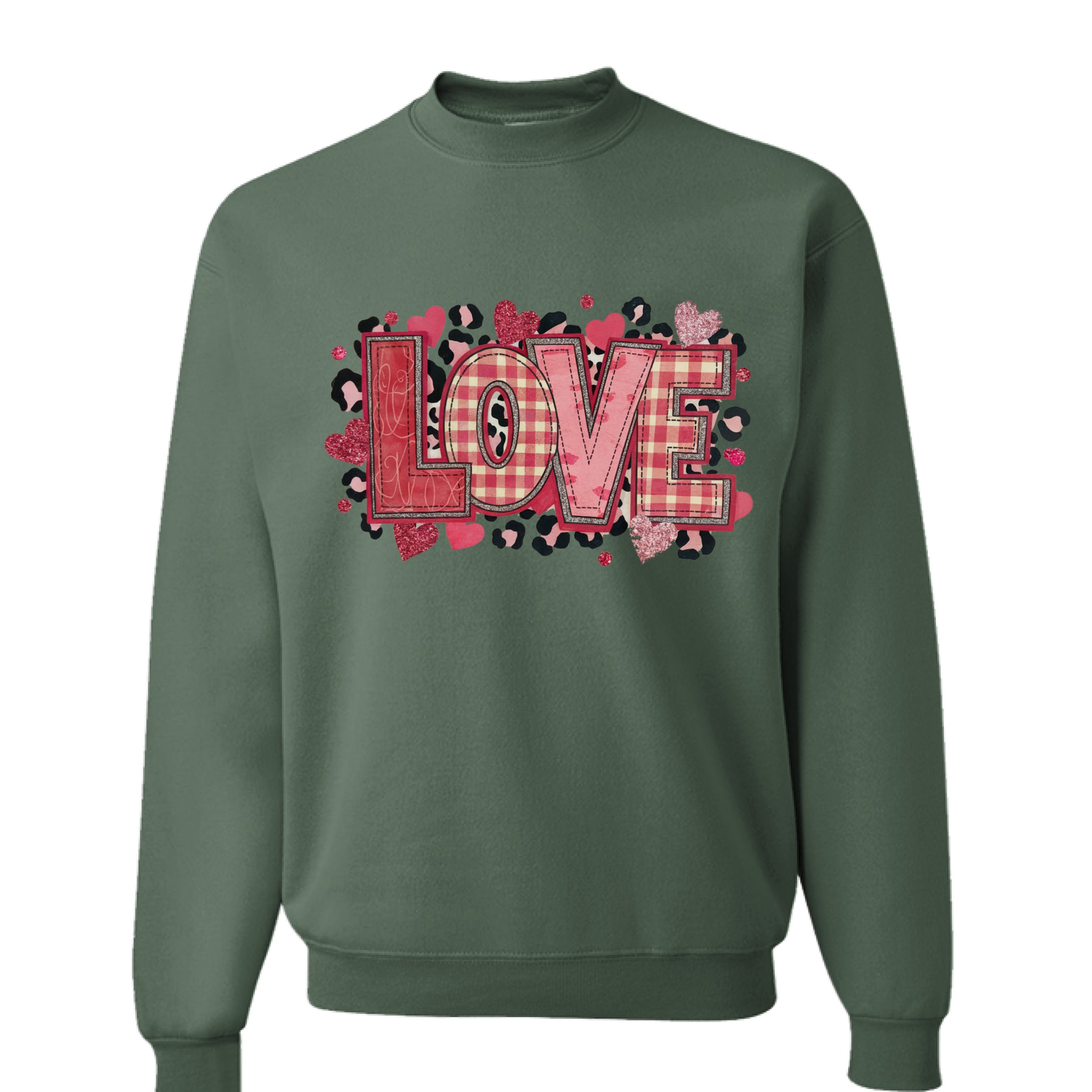 Military Green Heather - FRONT