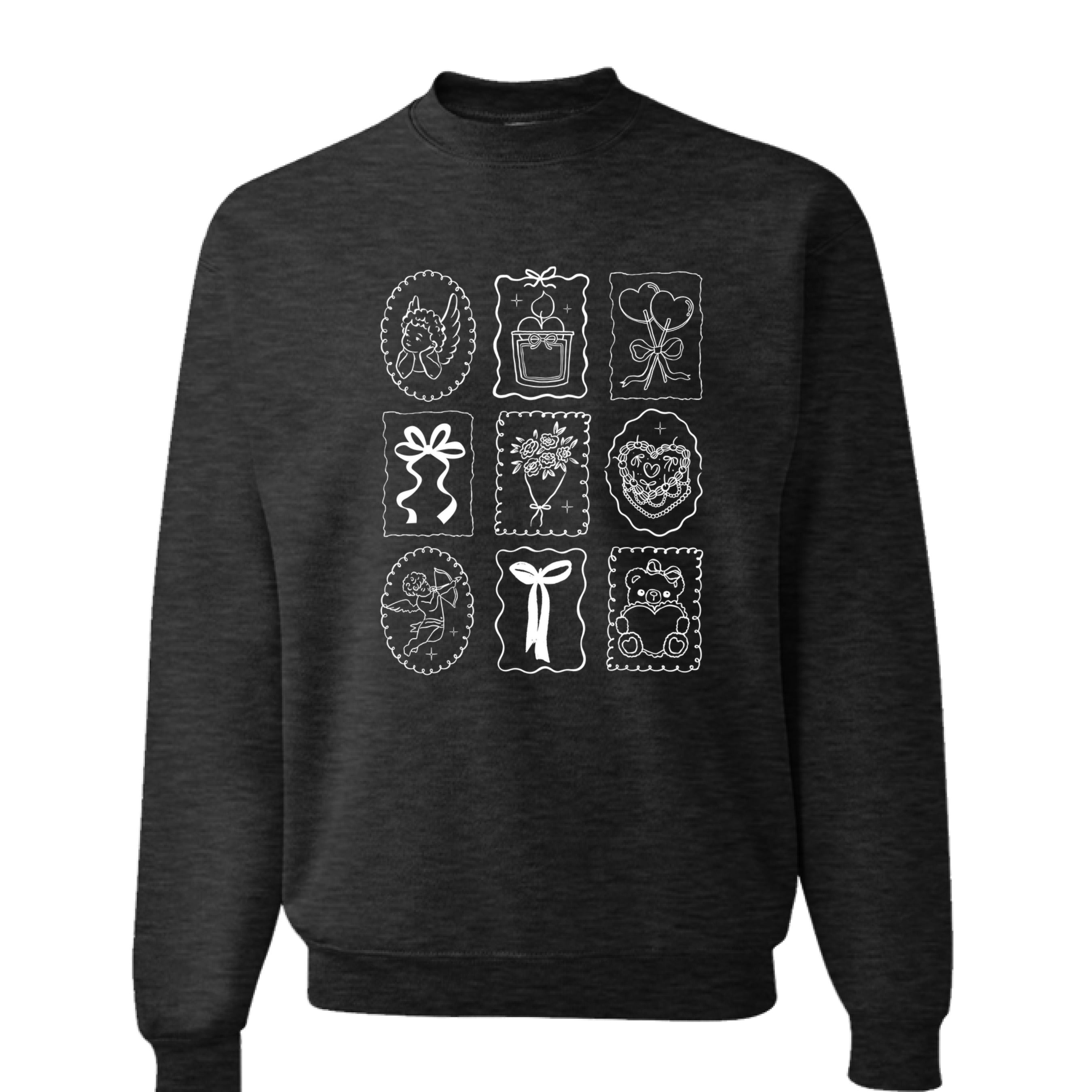 BLACK HEATHER - FRONT