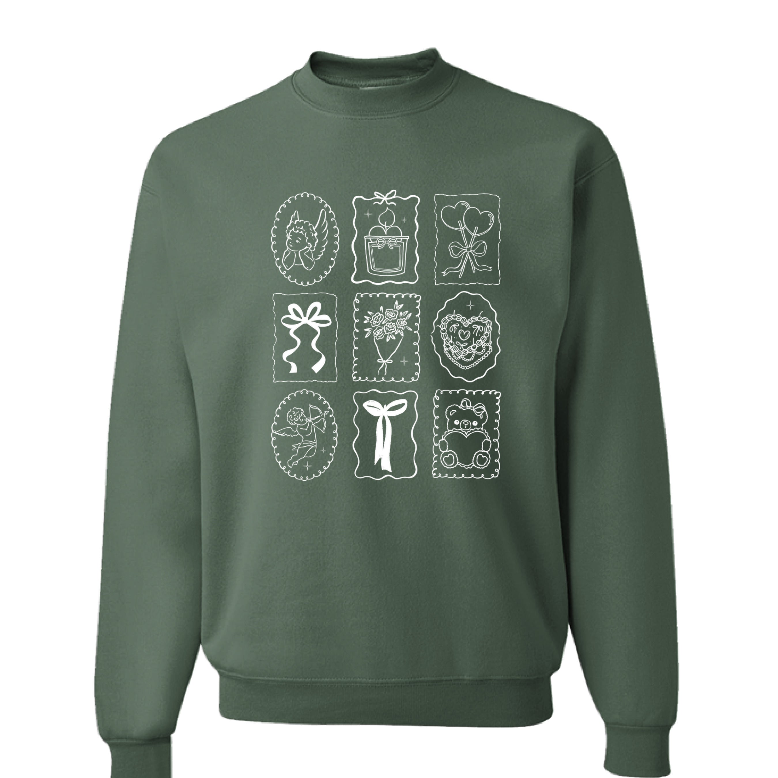 Military Green Heather - FRONT