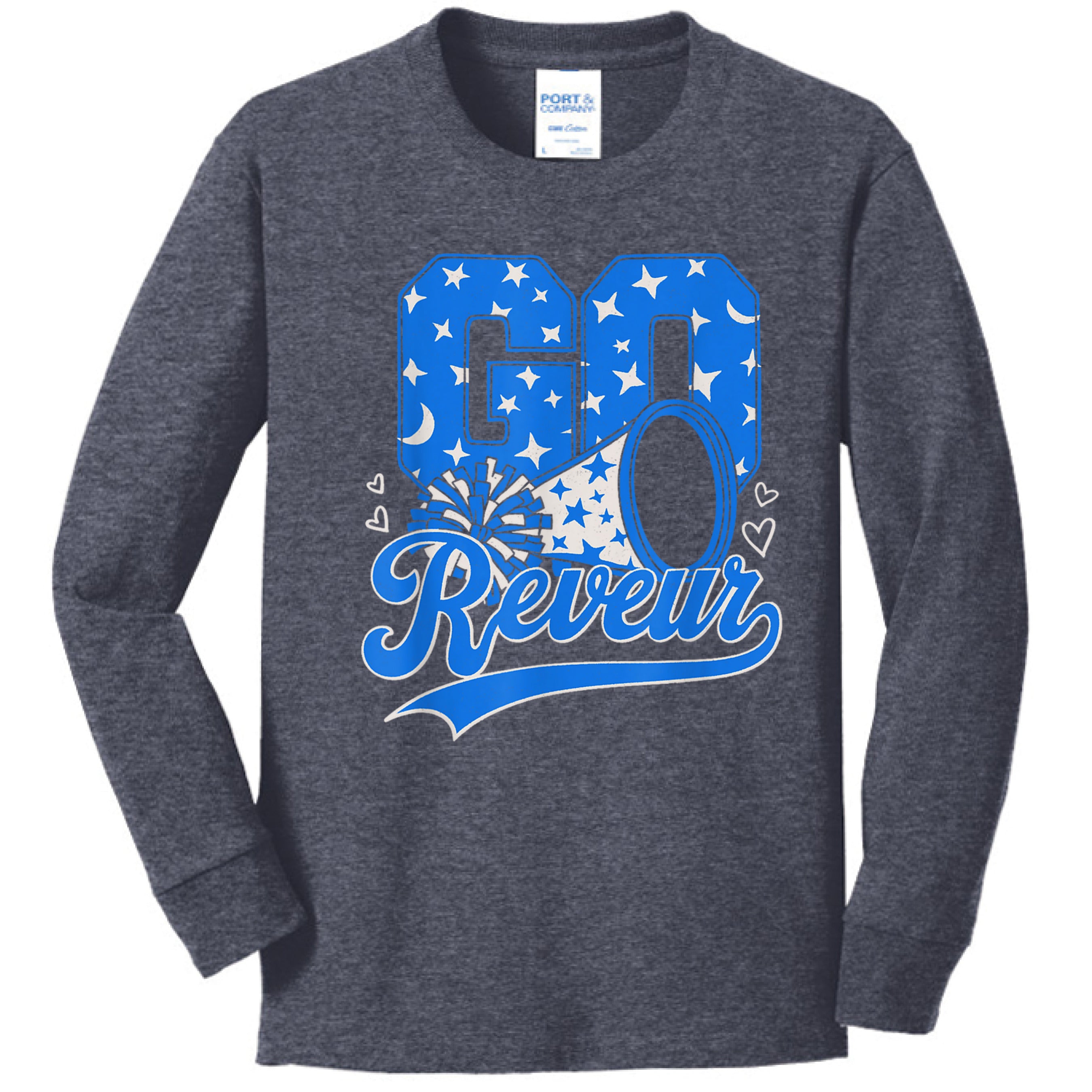 Heather Navy - FRONT