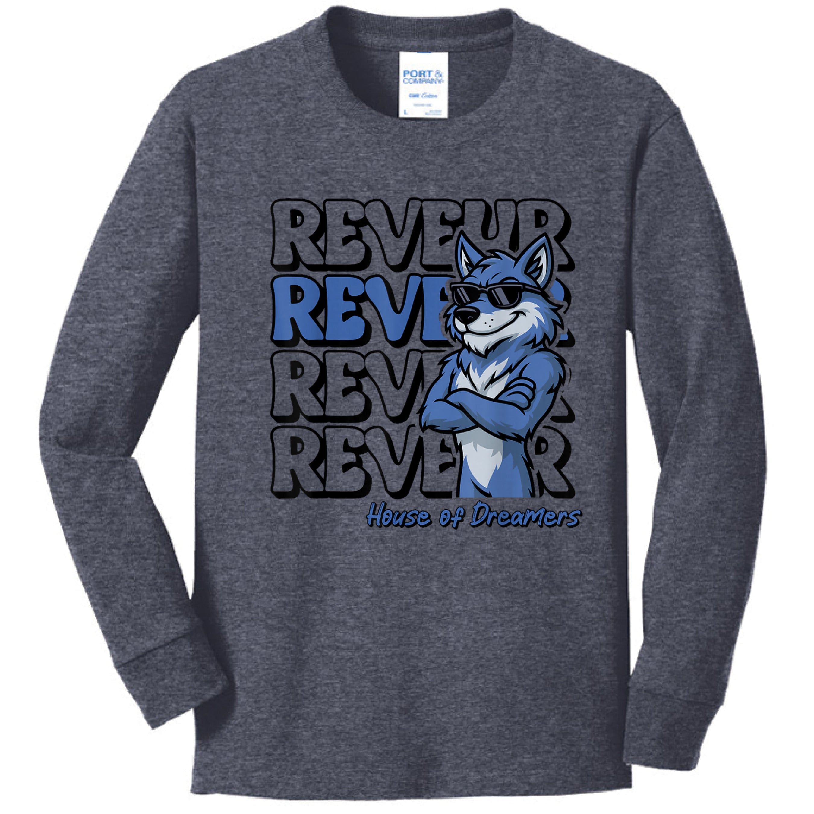 Heather Navy - FRONT