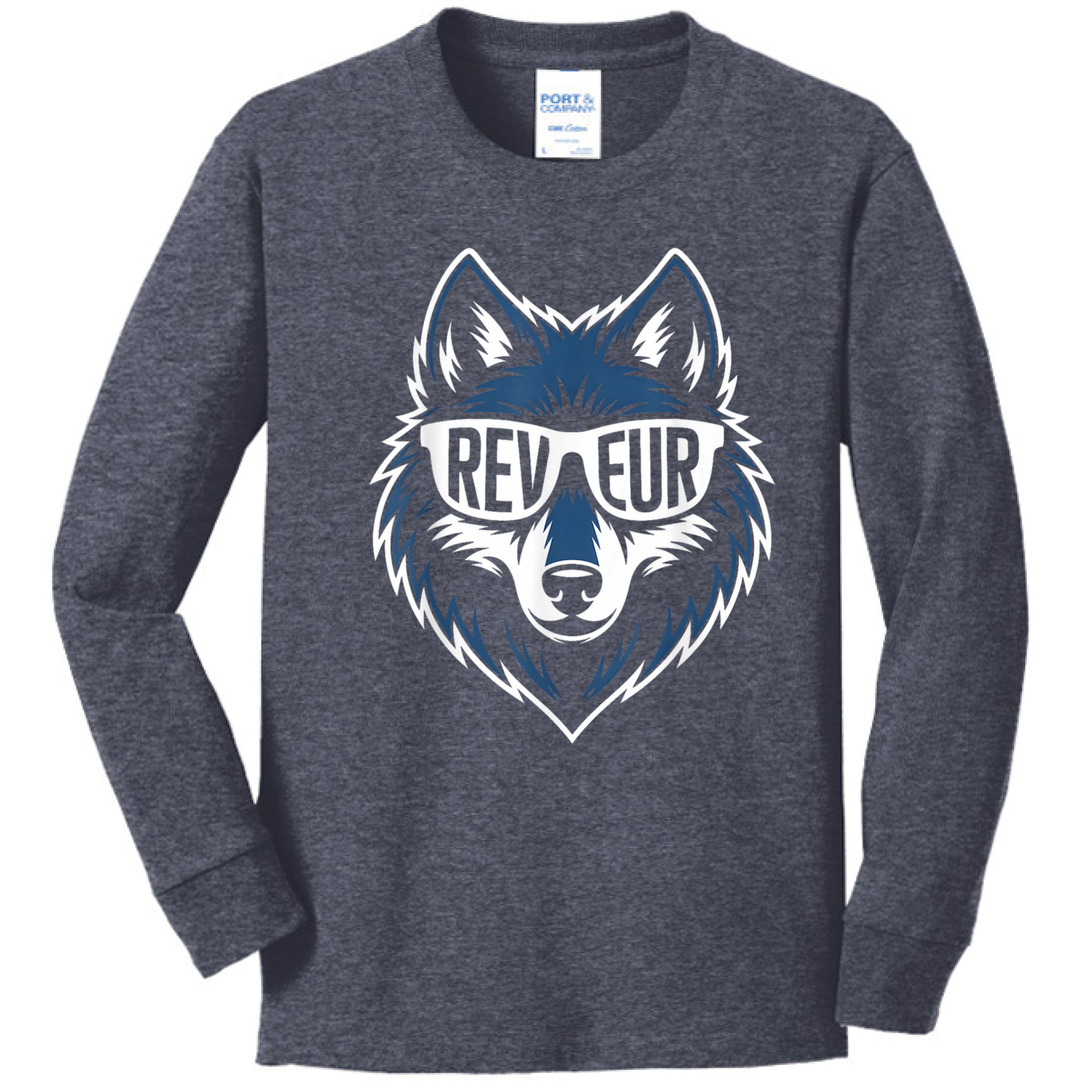Heather Navy - FRONT