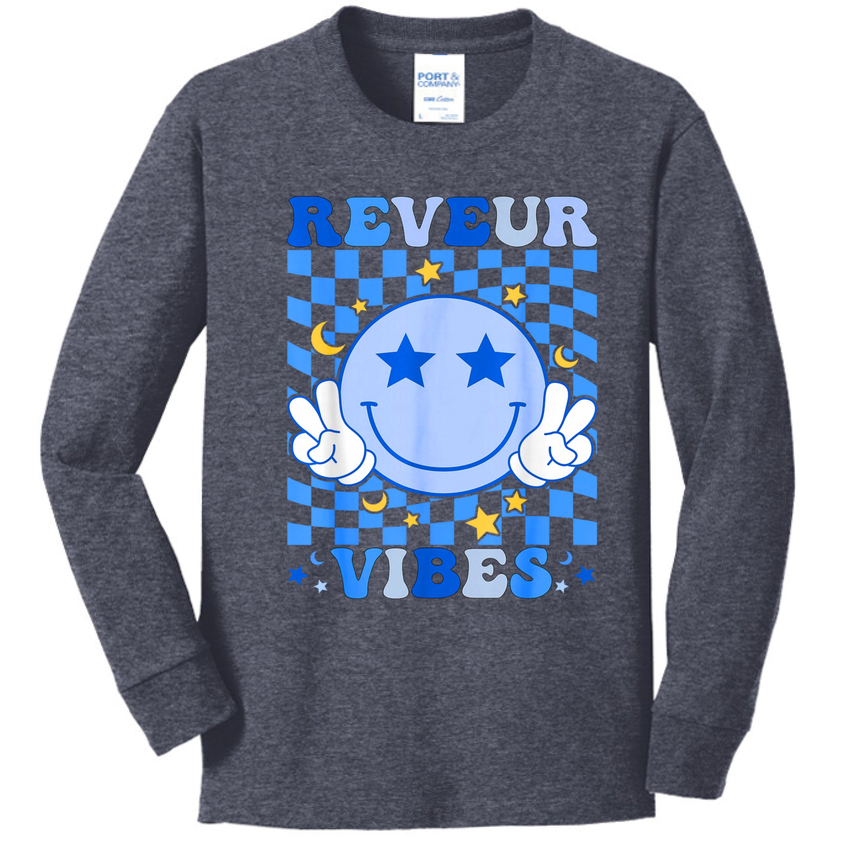 Heather Navy - FRONT