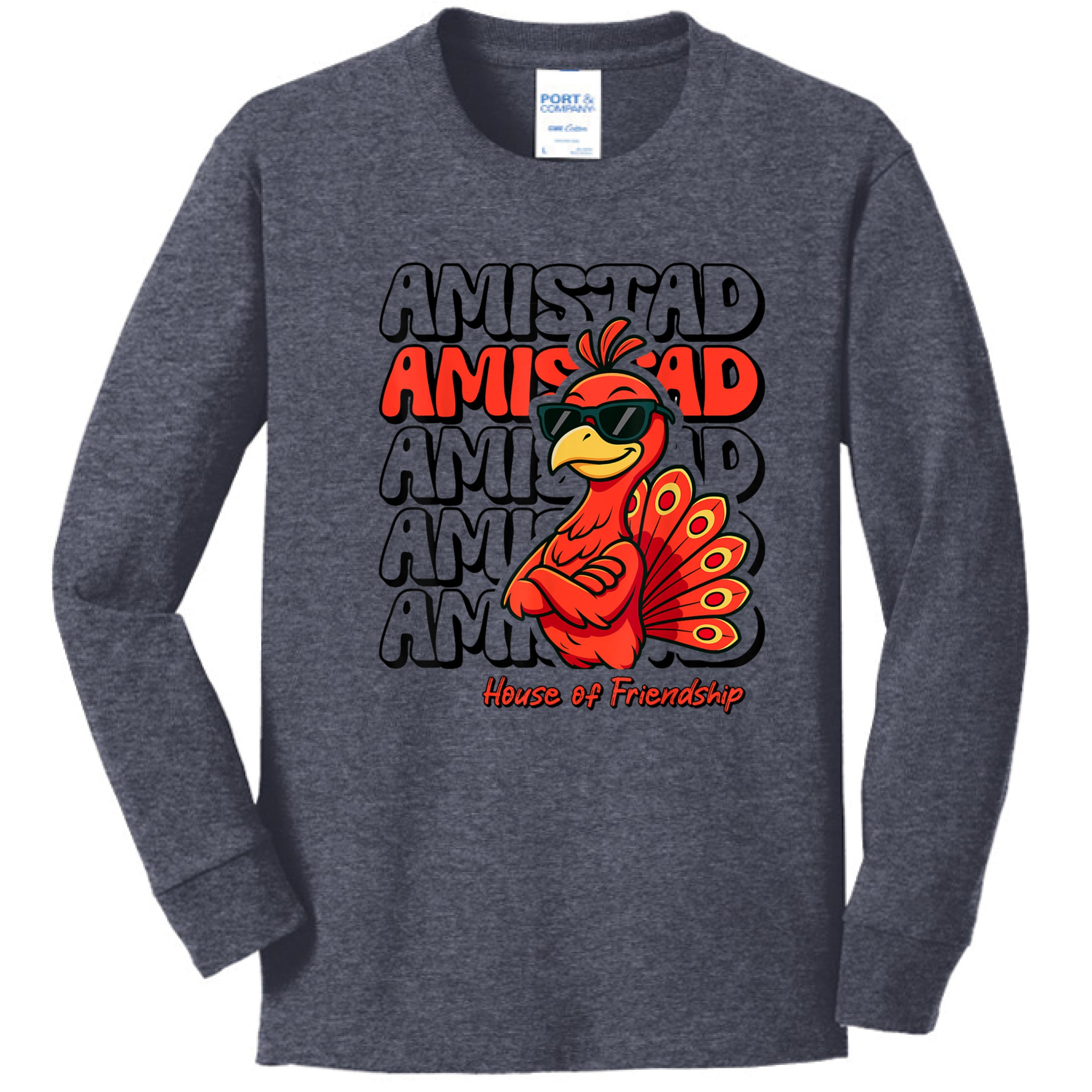 Heather Navy - FRONT