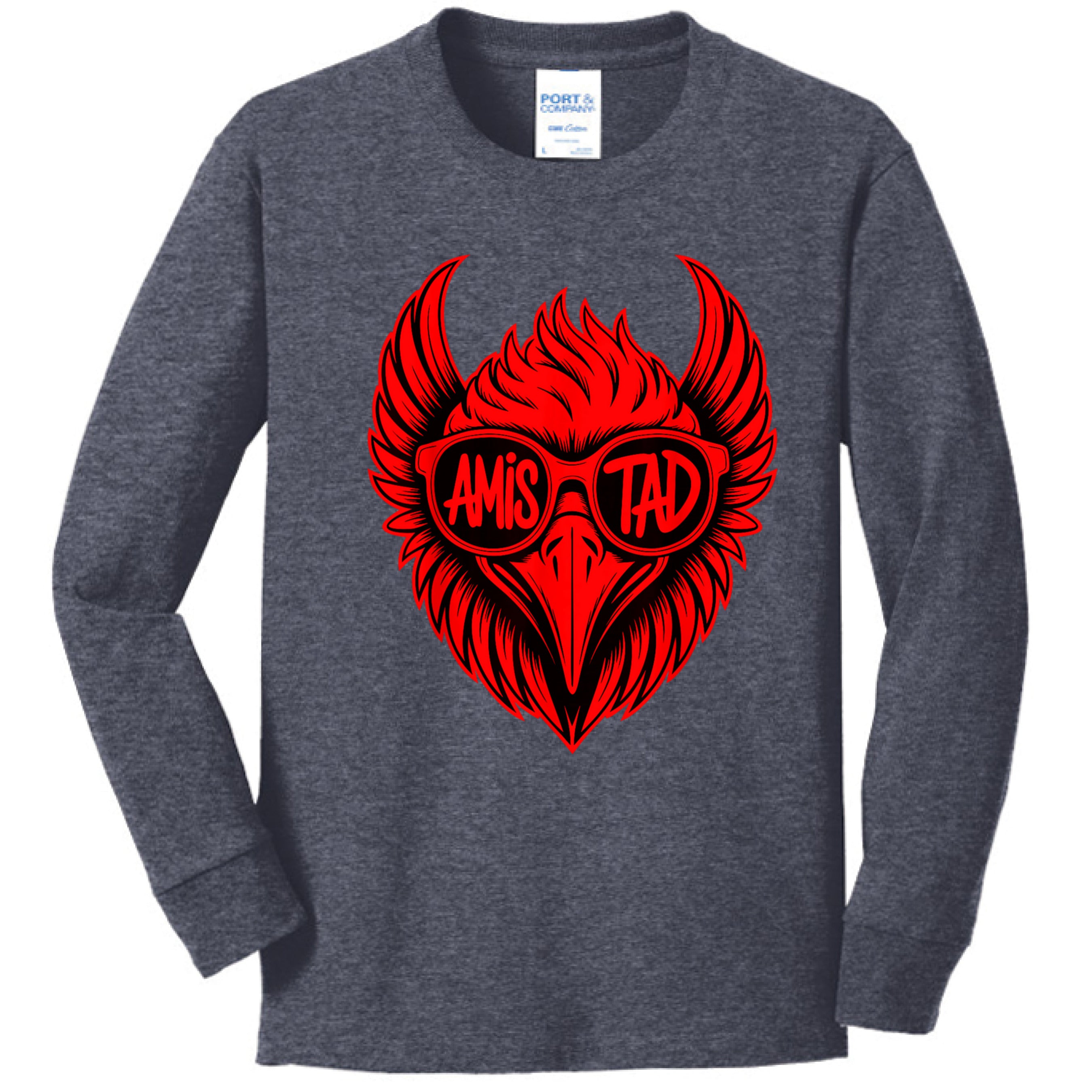 Heather Navy - FRONT