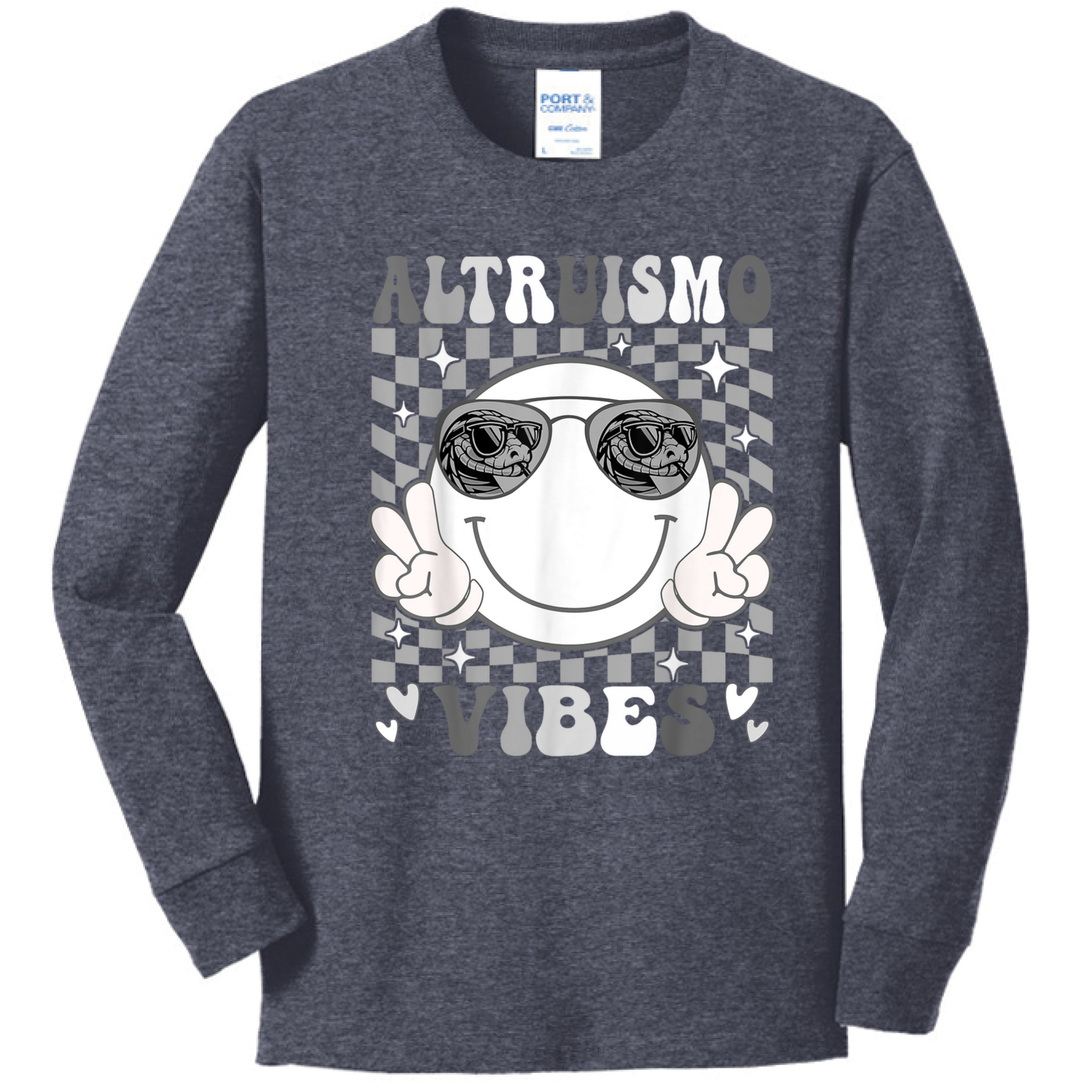 Heather Navy - FRONT