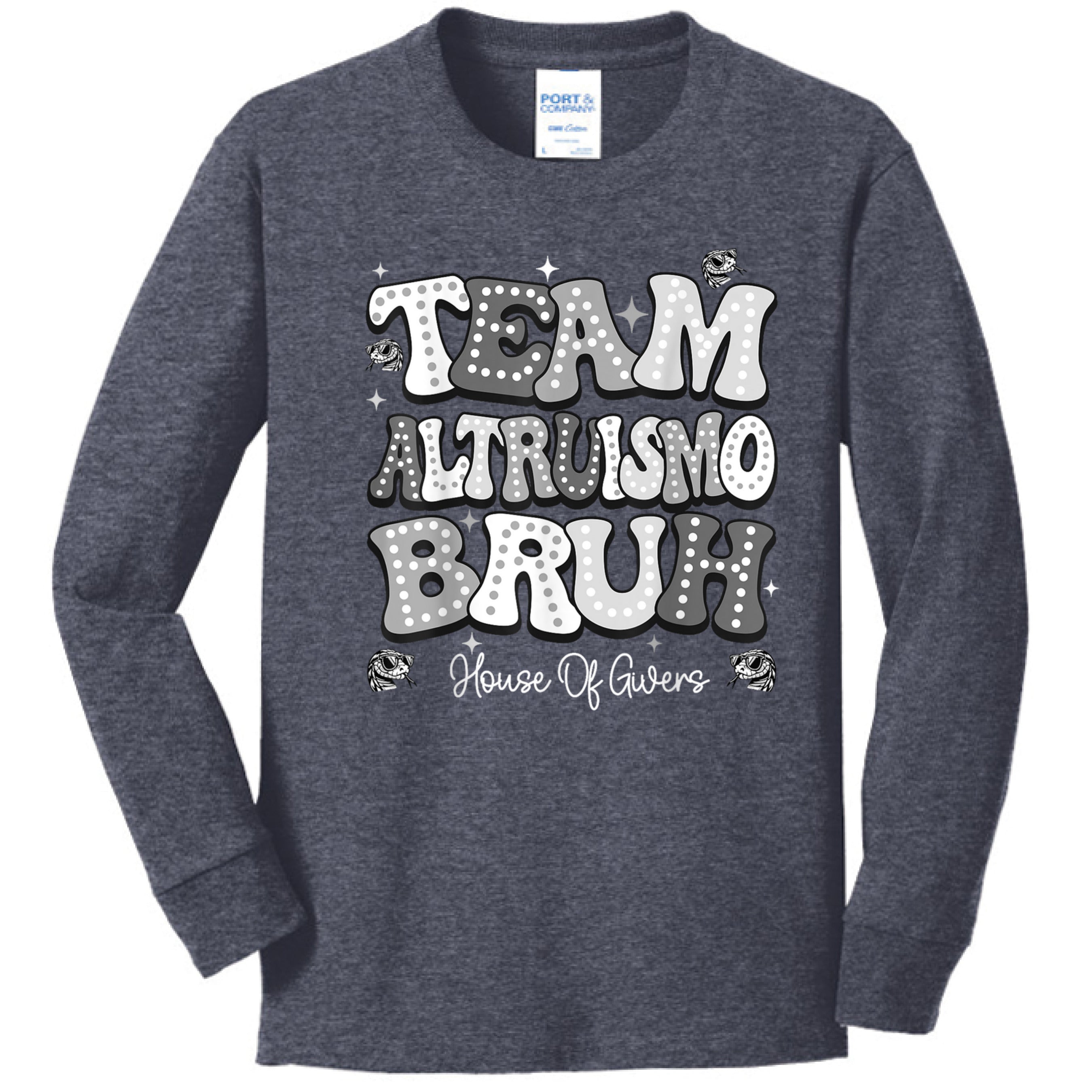 Heather Navy - FRONT