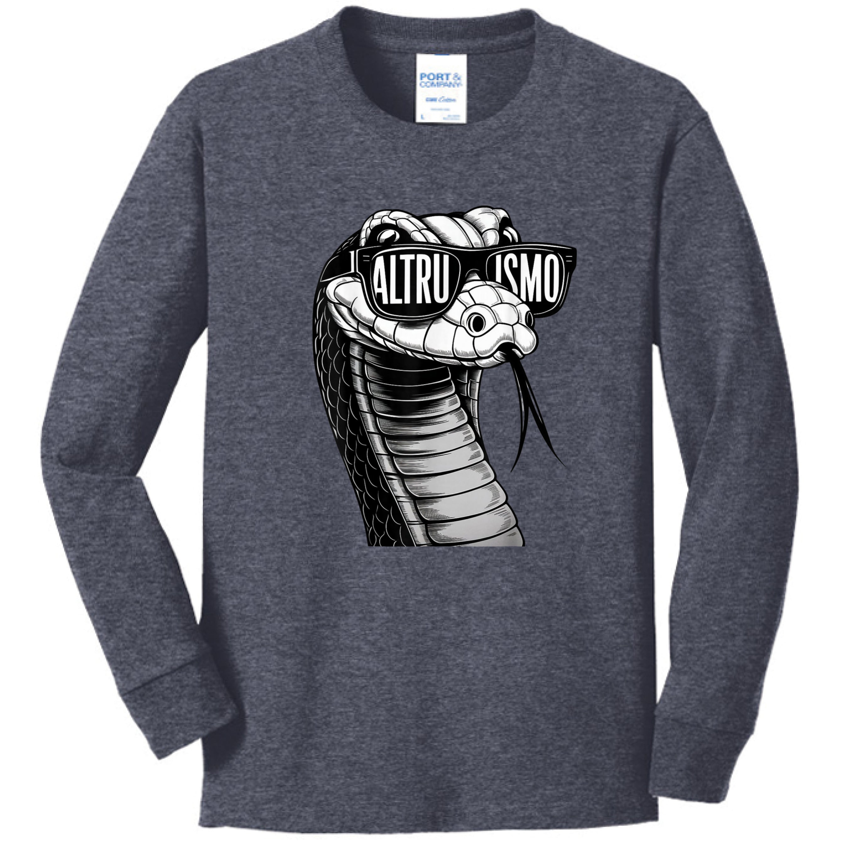 Heather Navy - FRONT