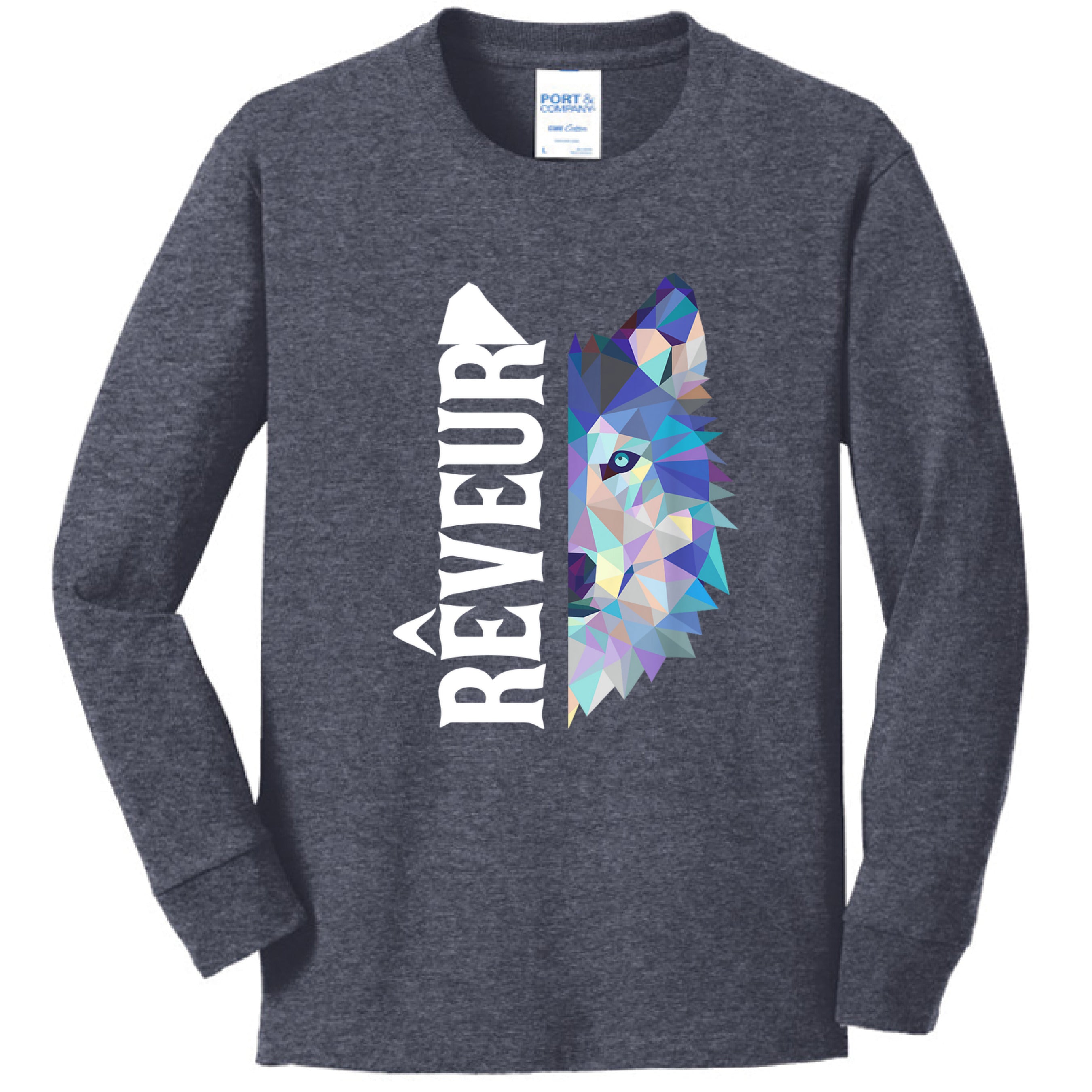 Heather Navy - FRONT