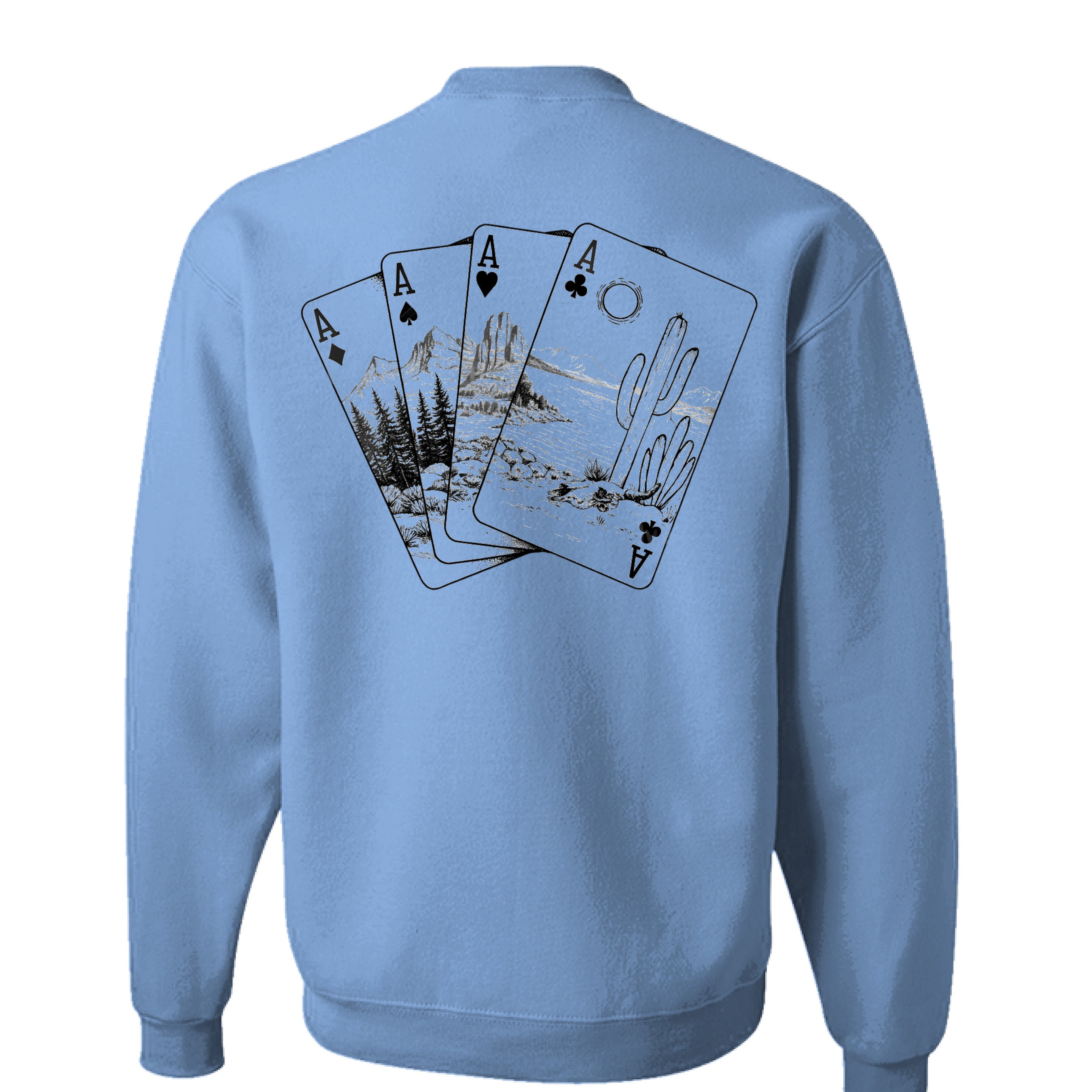 COLUMBIA BLUE - BACK