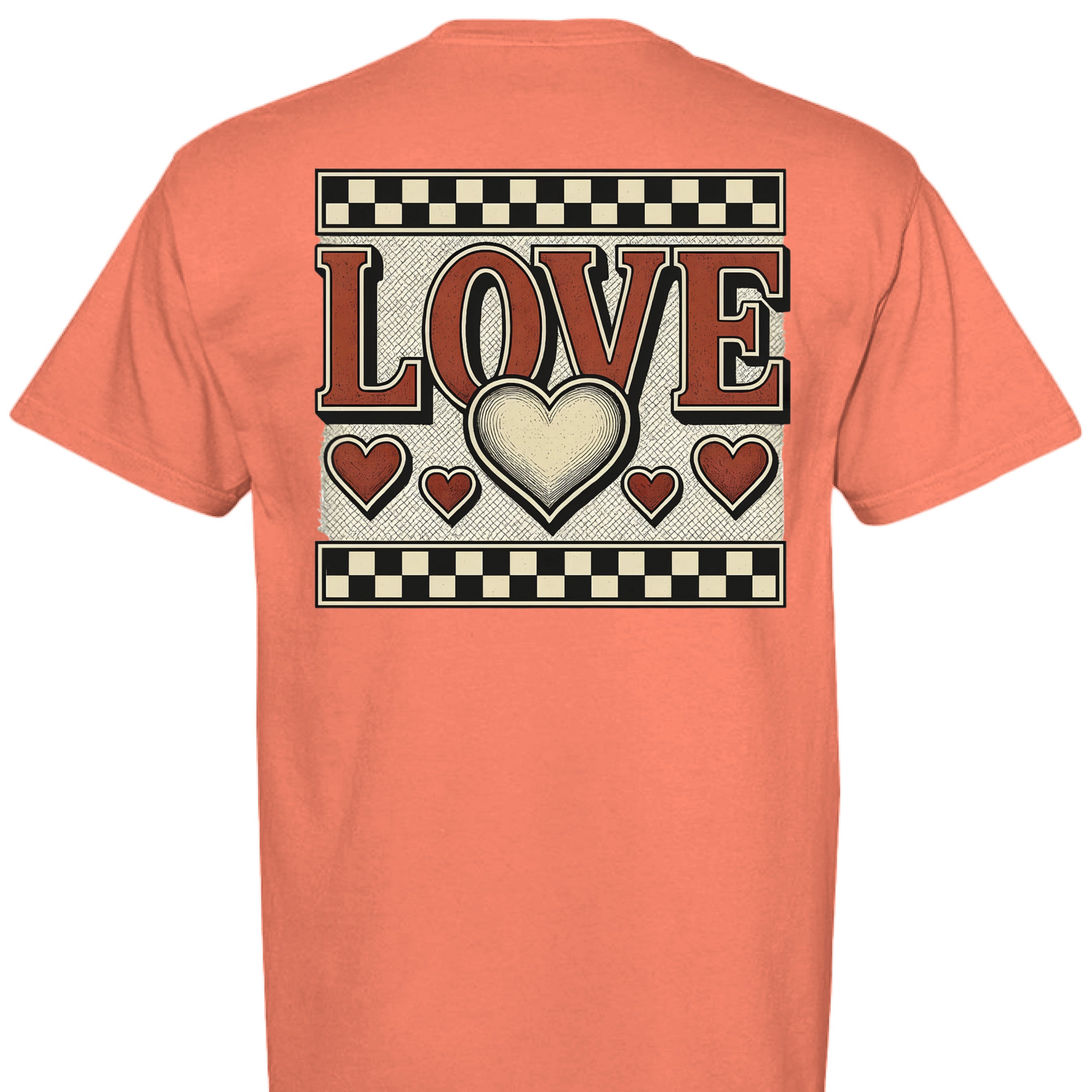 NEON RED ORANGE - BACK
