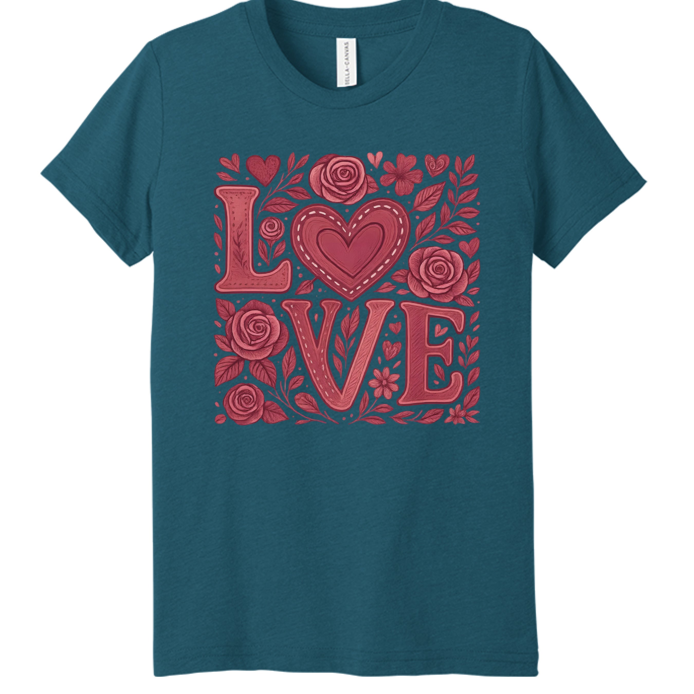 Teal Triblend - FRONT