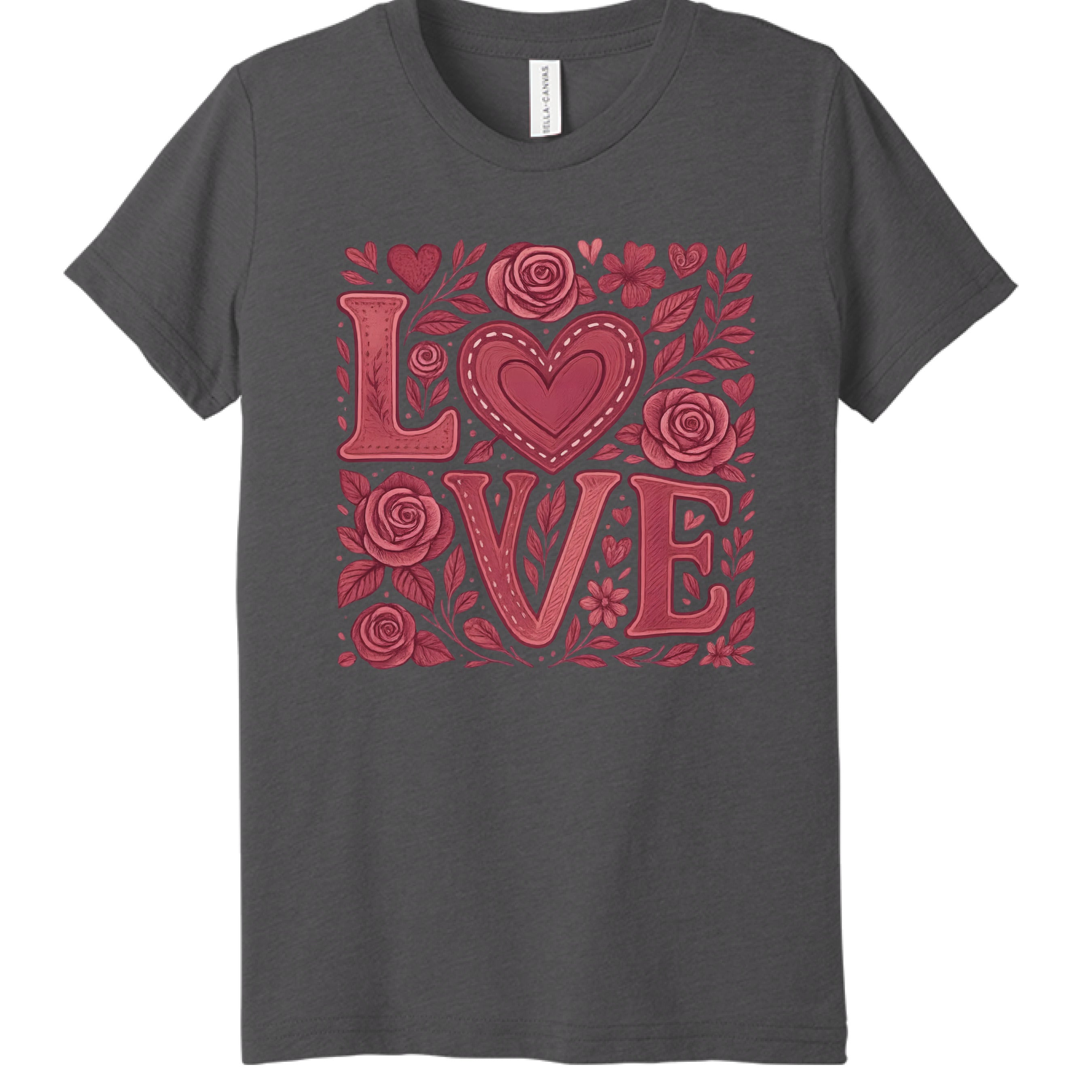 Solid Dark Grey Triblend - FRONT