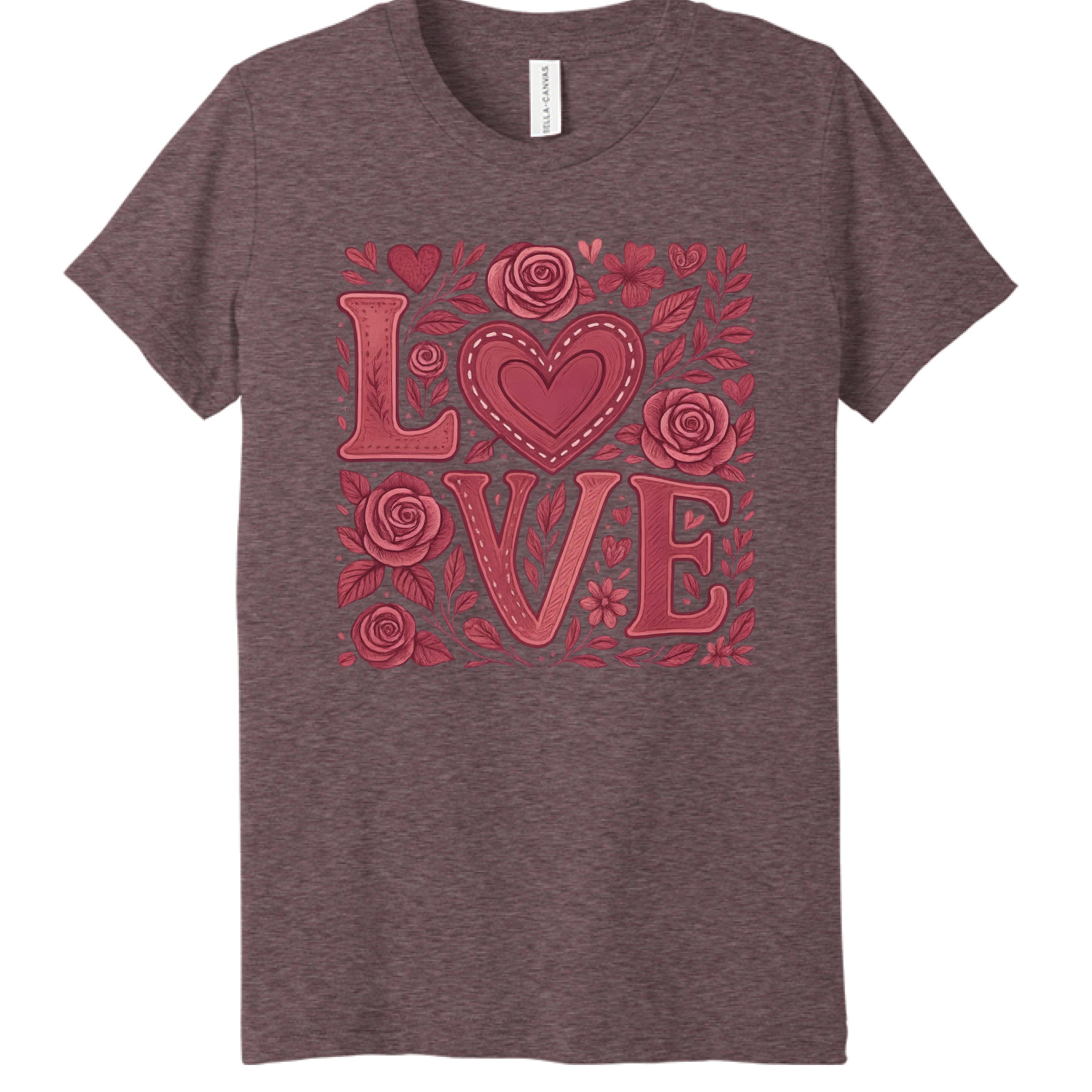 MAROON TRIBLEND - FRONT