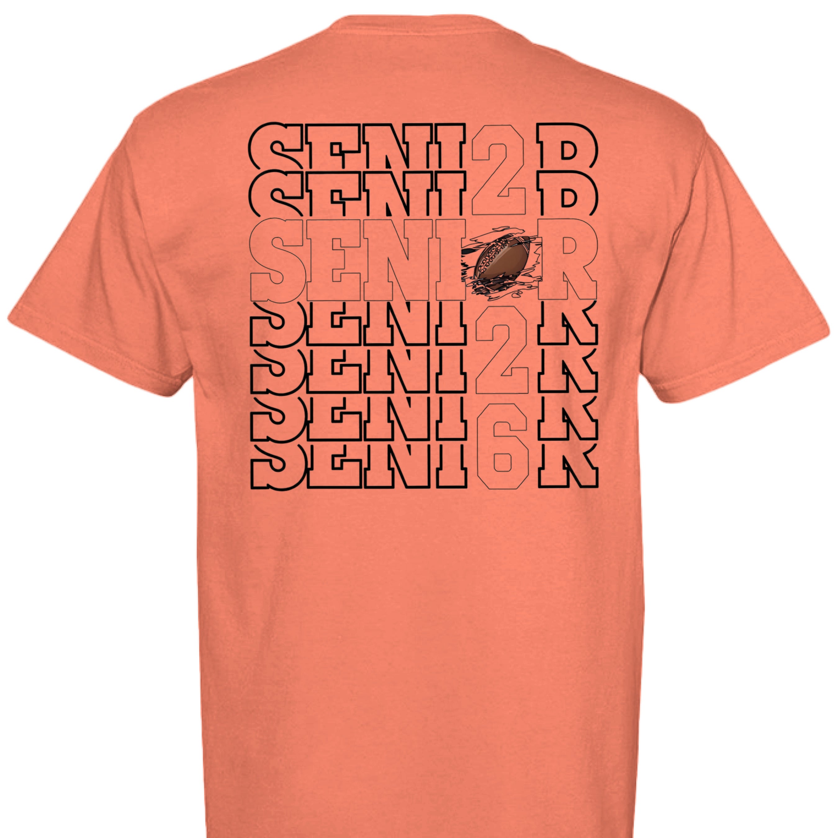NEON RED ORANGE - BACK