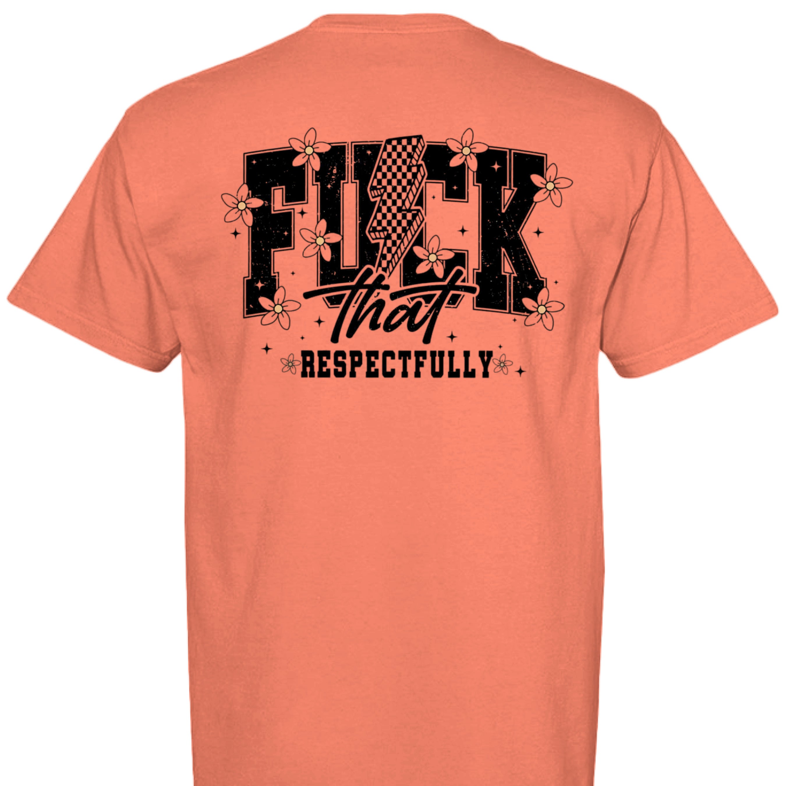 NEON RED ORANGE - BACK