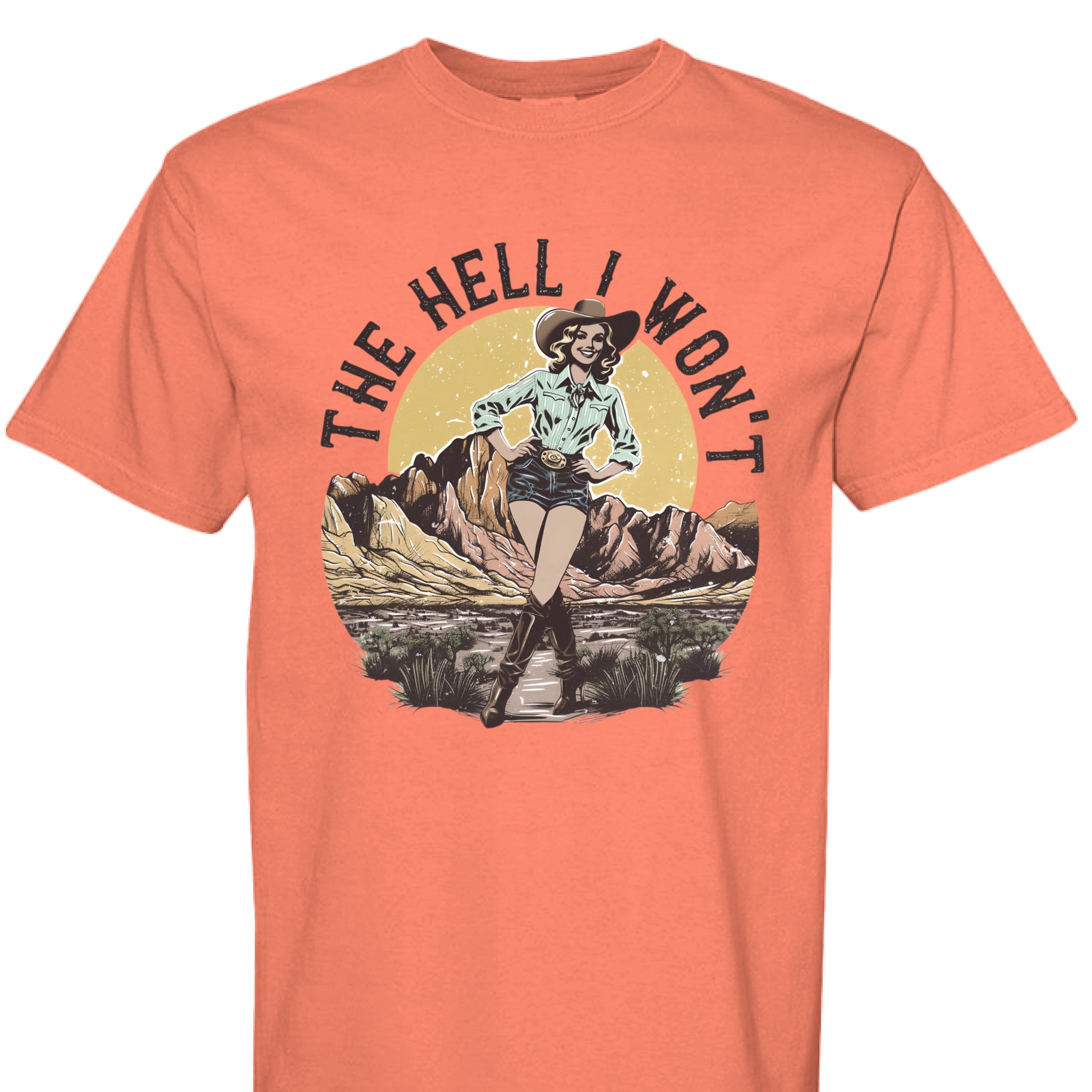 NEON RED ORANGE - FRONT