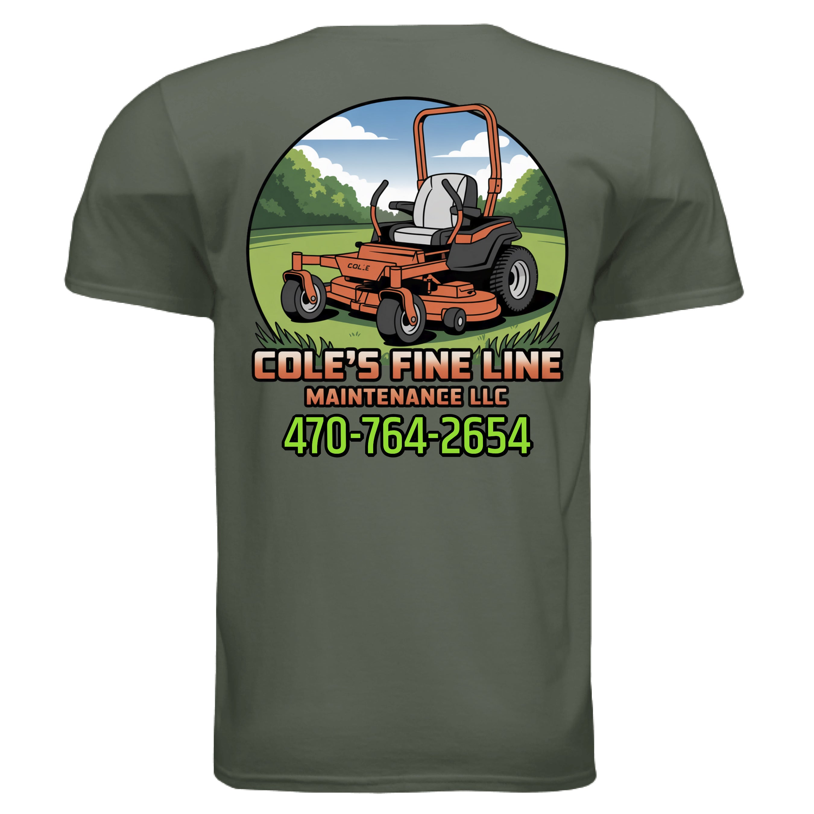 MILITARY GREEN - BACK