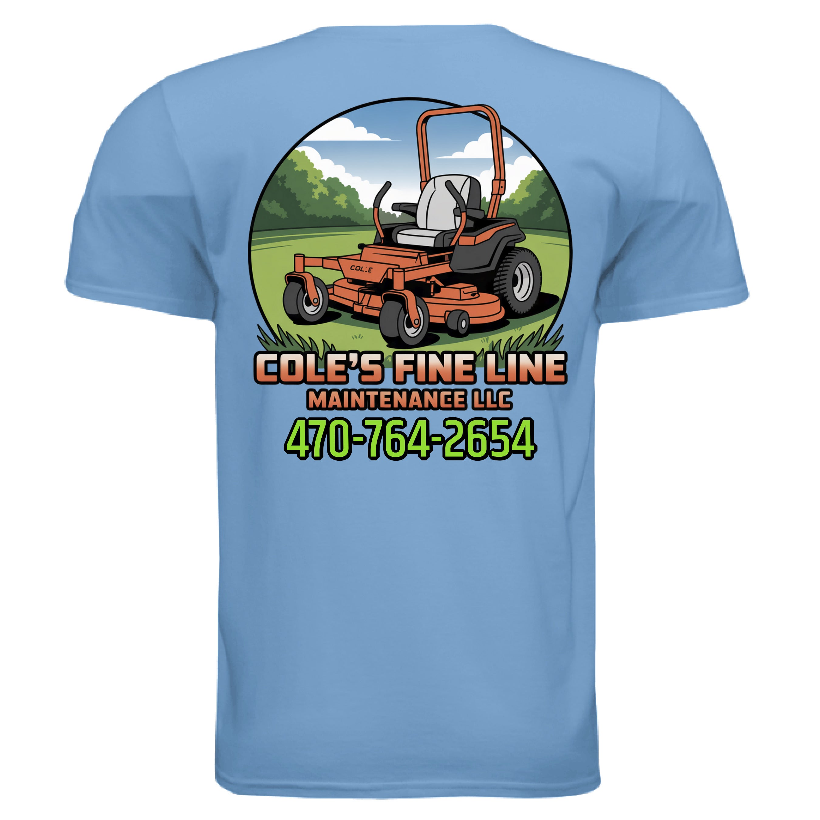 CAROLINA BLUE - BACK
