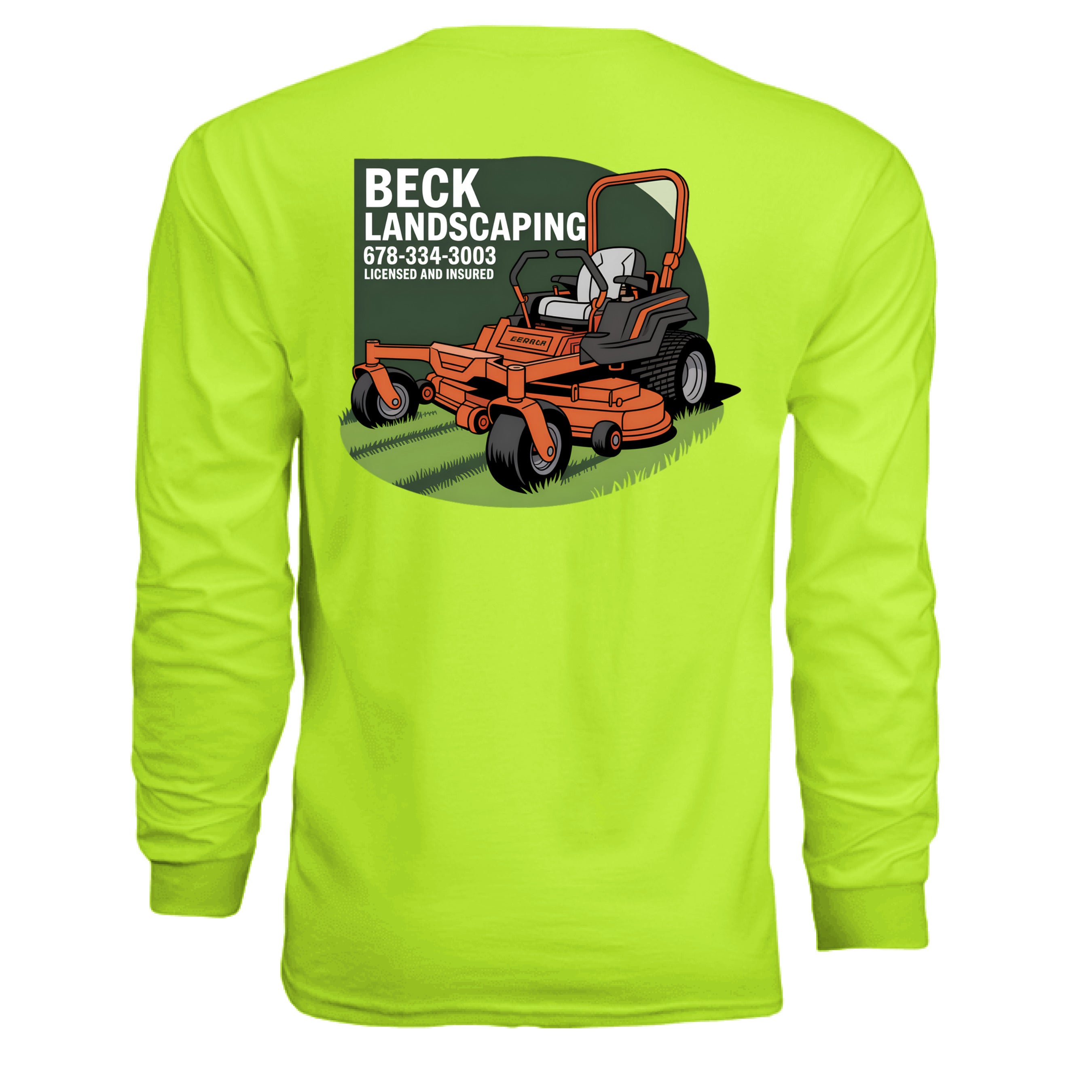 SAFETY YELLOW - BACK