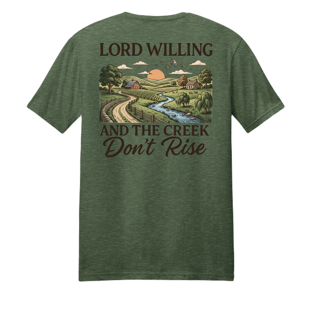 Forest Green Heather - PC455 - BACK